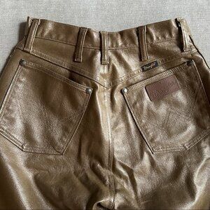 Vintage Metallic Gold Wrangler Jeans - Disco Cowgirl Vibes